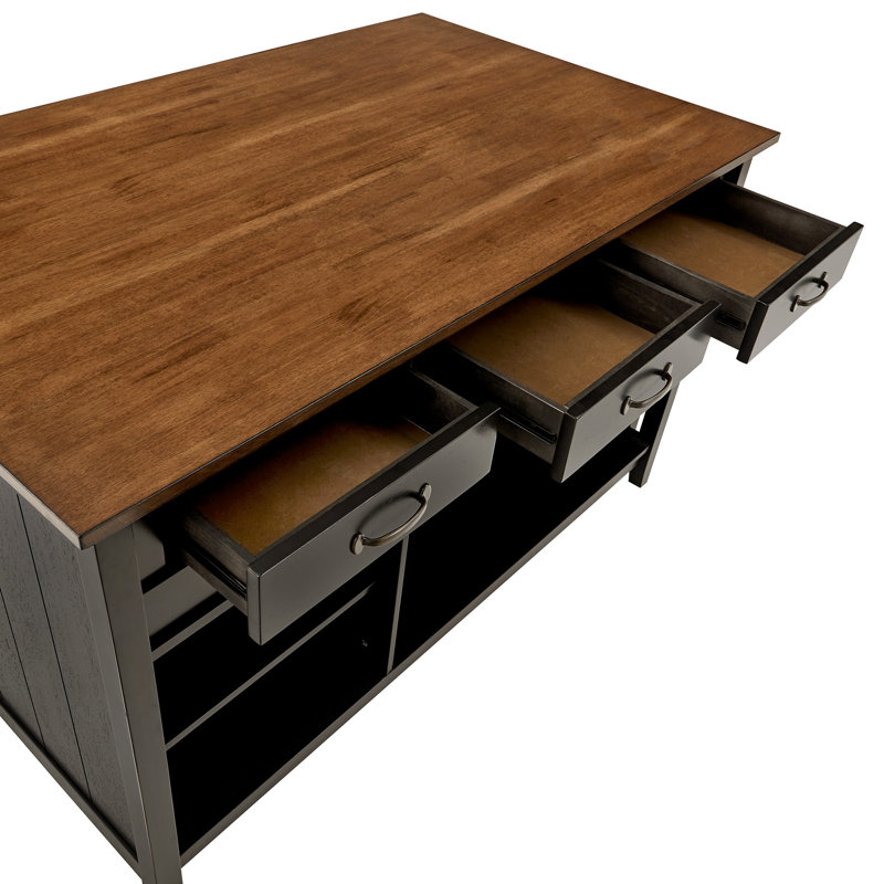 Kingstown Home Spadina Wood Kitchen Island & Reviews Wayfair